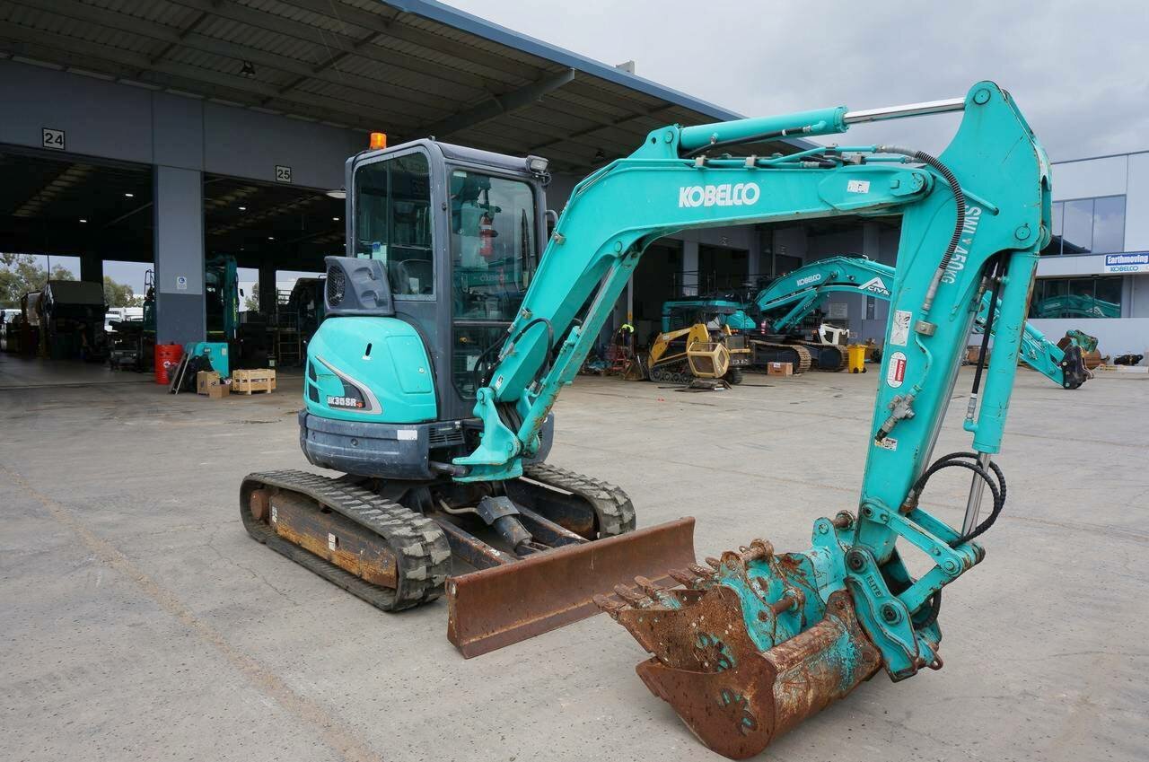 2014 KOBELCO SK35SR -5 AUTOMATIC 1D TRACK MOUNTED EXCAVATOR