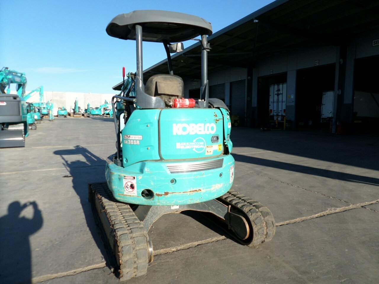 2015 KOBELCO SK35SR -6 AUTOMATIC 1D TRACK MOUNTED EXCAVATOR