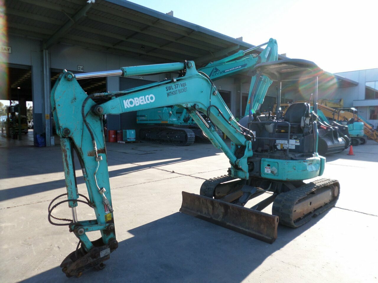 2015 KOBELCO SK35SR -6 AUTOMATIC 1D TRACK MOUNTED EXCAVATOR