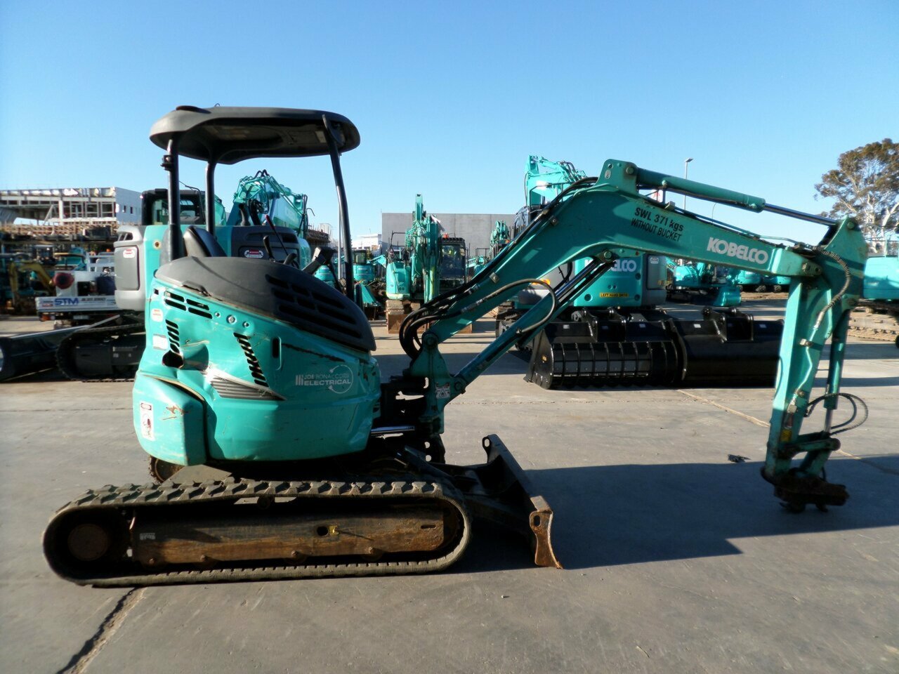 2015 KOBELCO SK35SR -6 AUTOMATIC 1D TRACK MOUNTED EXCAVATOR
