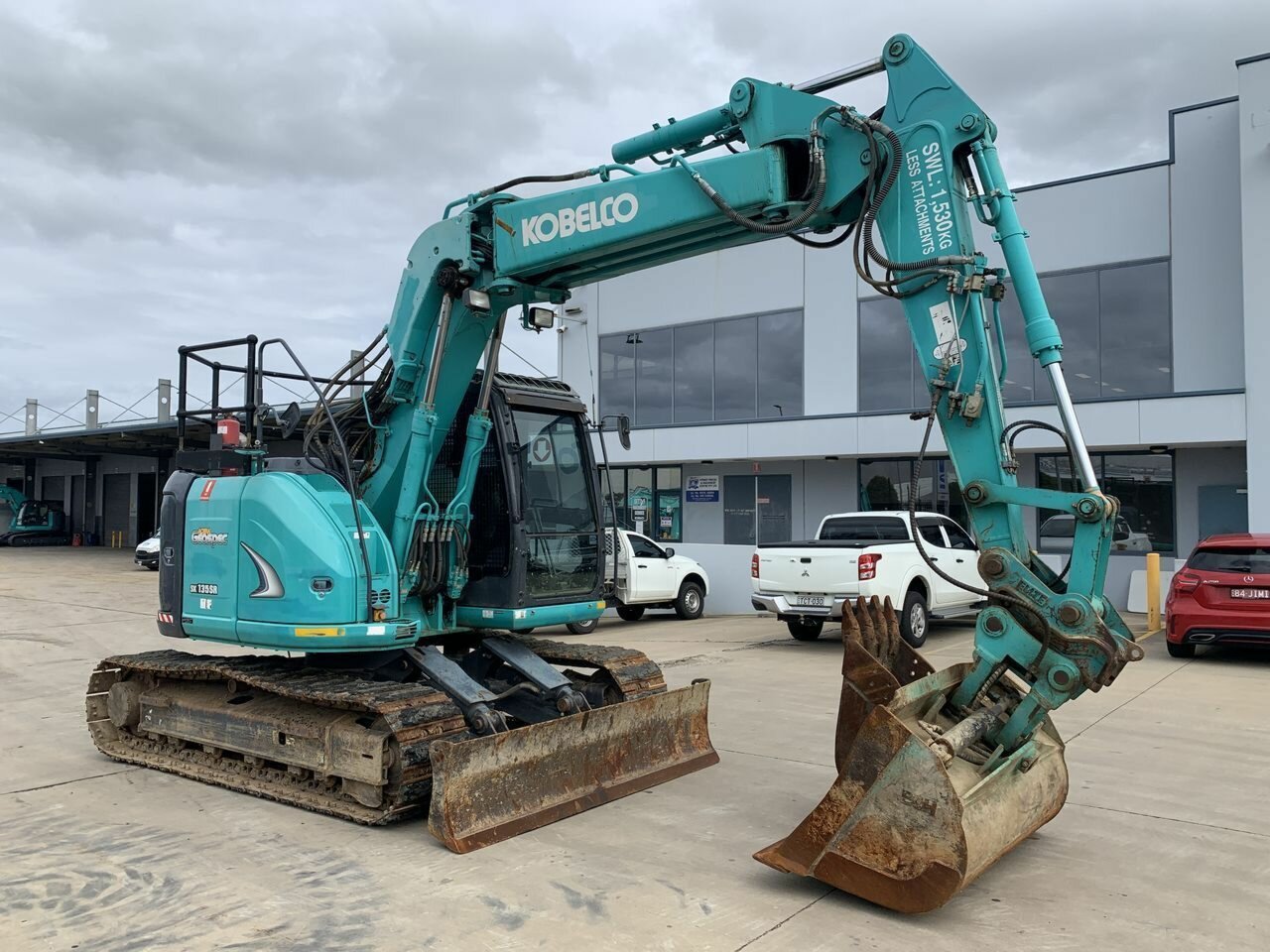 2014 KOBELCO SK135SR-2 OFFSET AUTOMATIC 1D TRACK MOUNTED EXCAVATOR