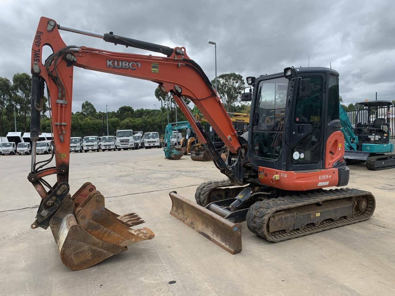 2012 KUBOTA U55-4 U55-4 1D TRACK MOUNTED EXCAVATOR