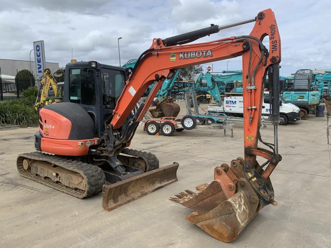 2012 KUBOTA U55-4 U55-4 1D TRACK MOUNTED EXCAVATOR