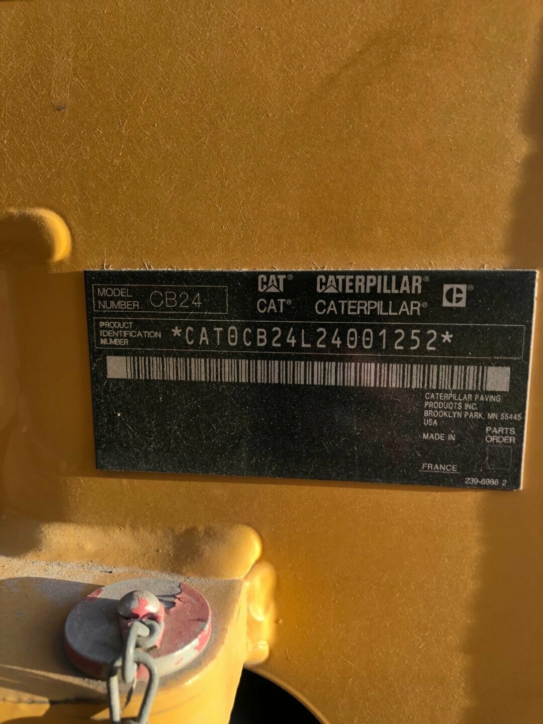 2000 CATERPILLA CB24 XT 0DR-ROLLER