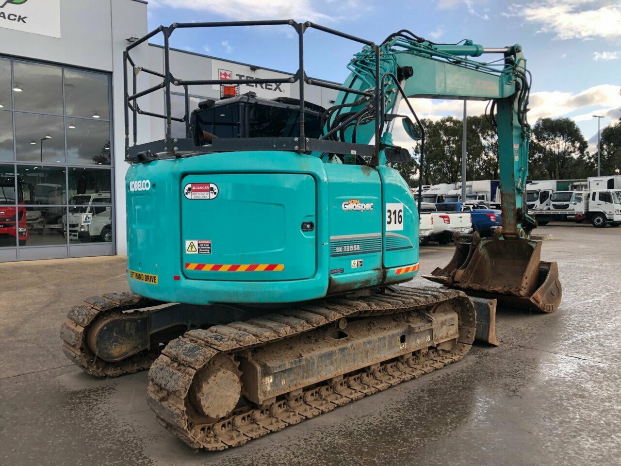 2017 KOBELCO SK135SR -3 1D TRACK MOUNTED EXCAVATOR