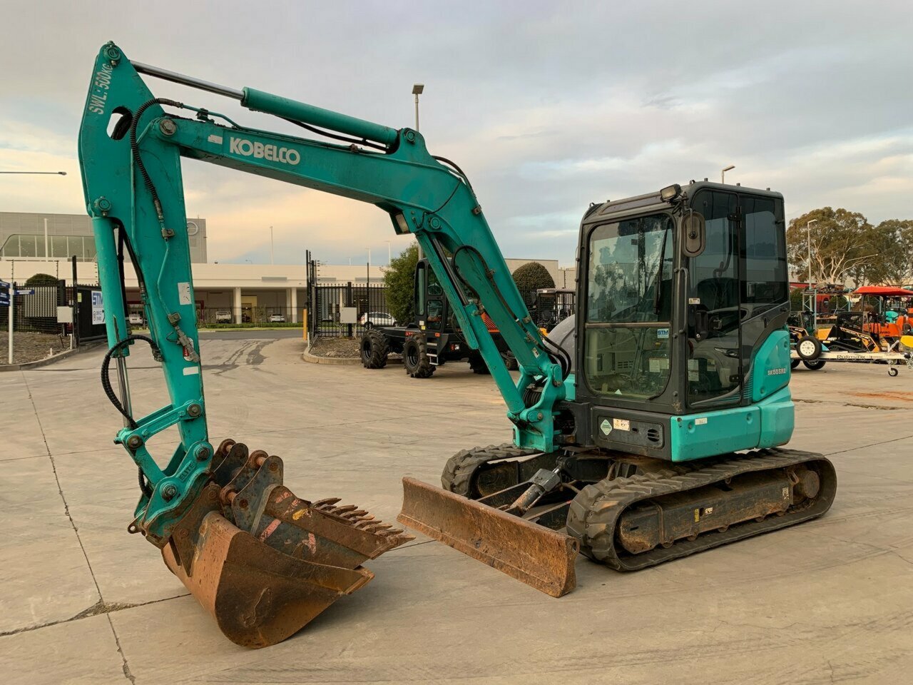 2014 KOBELCO SK55SRX -6 1D TRACK MOUNTED EXCAVATOR