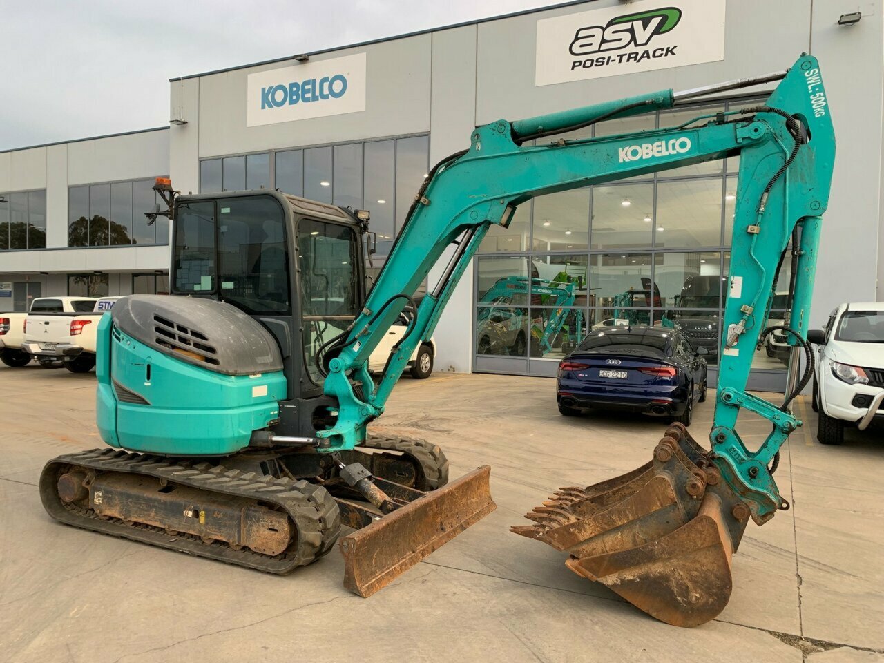 2014 KOBELCO SK55SRX -6 1D TRACK MOUNTED EXCAVATOR