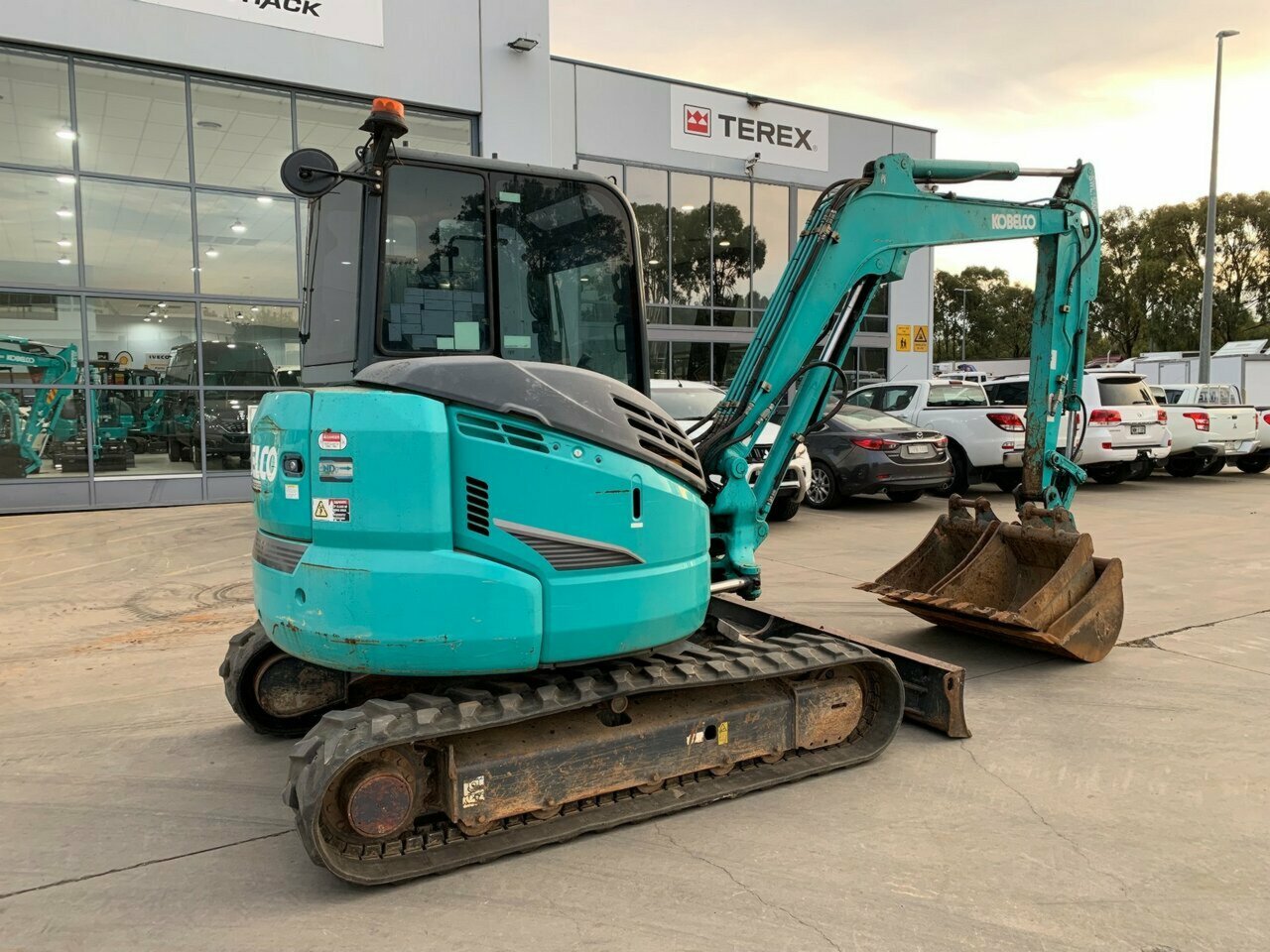 2014 KOBELCO SK55SRX -6 1D TRACK MOUNTED EXCAVATOR