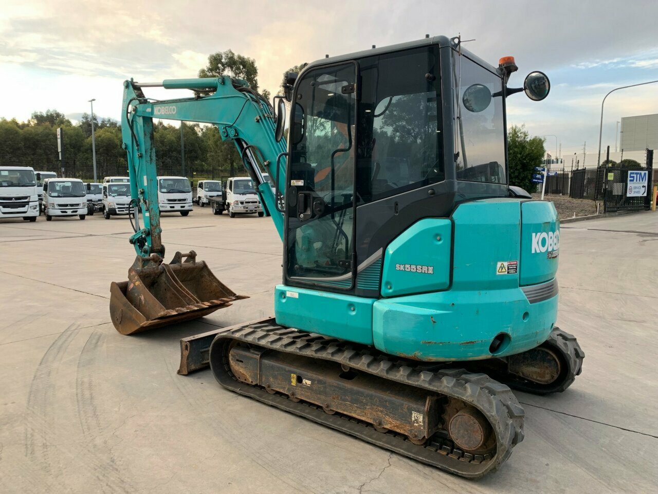 2014 KOBELCO SK55SRX -6 1D TRACK MOUNTED EXCAVATOR