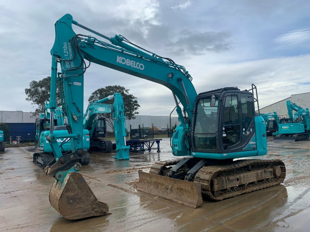 2015 KOBELCO SK135SR -3 1D TRACK MOUNTED EXCAVATOR
