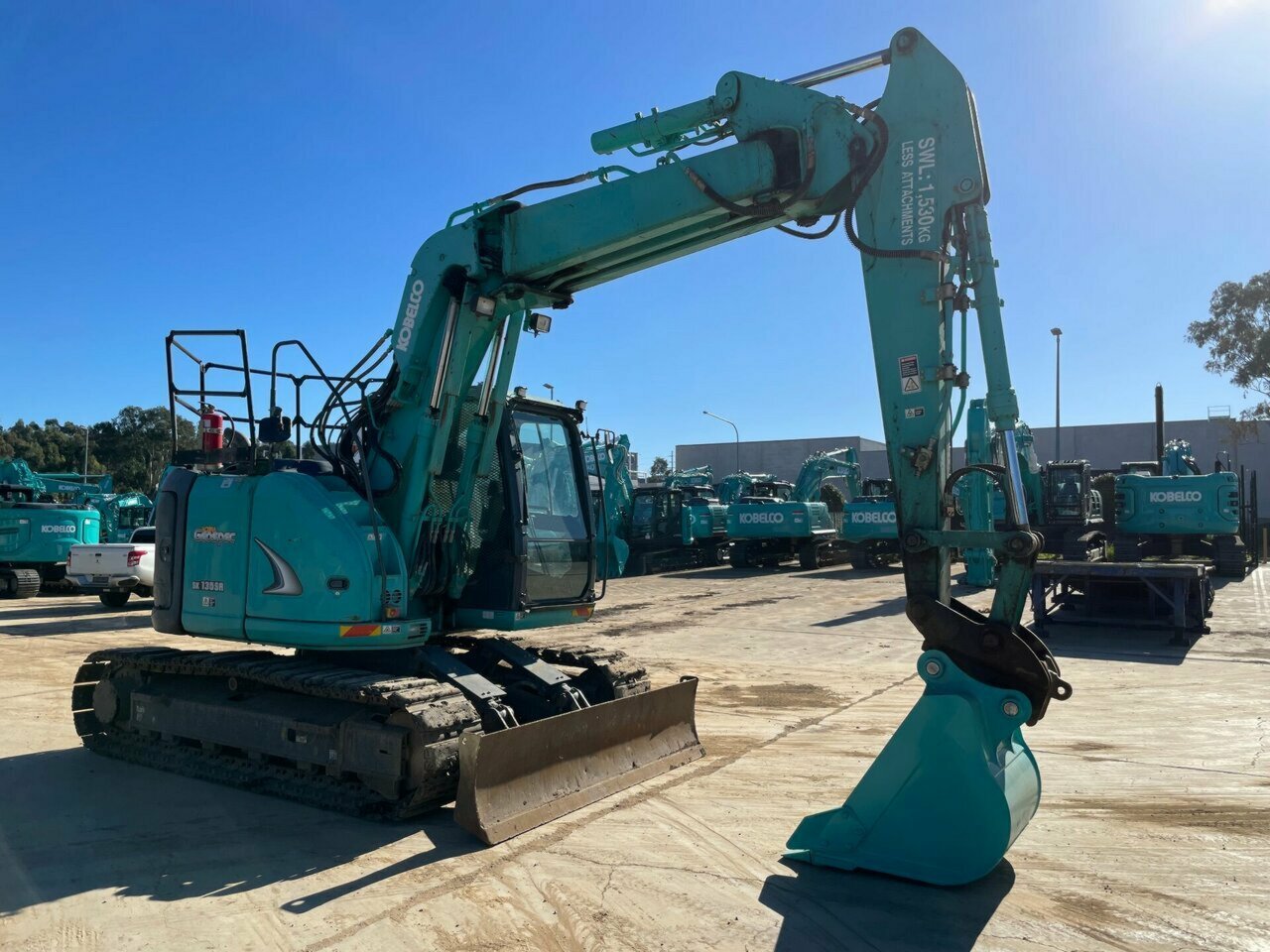 2012 KOBELCO SK135SR -2 1D TRACK MOUNTED EXCAVATOR