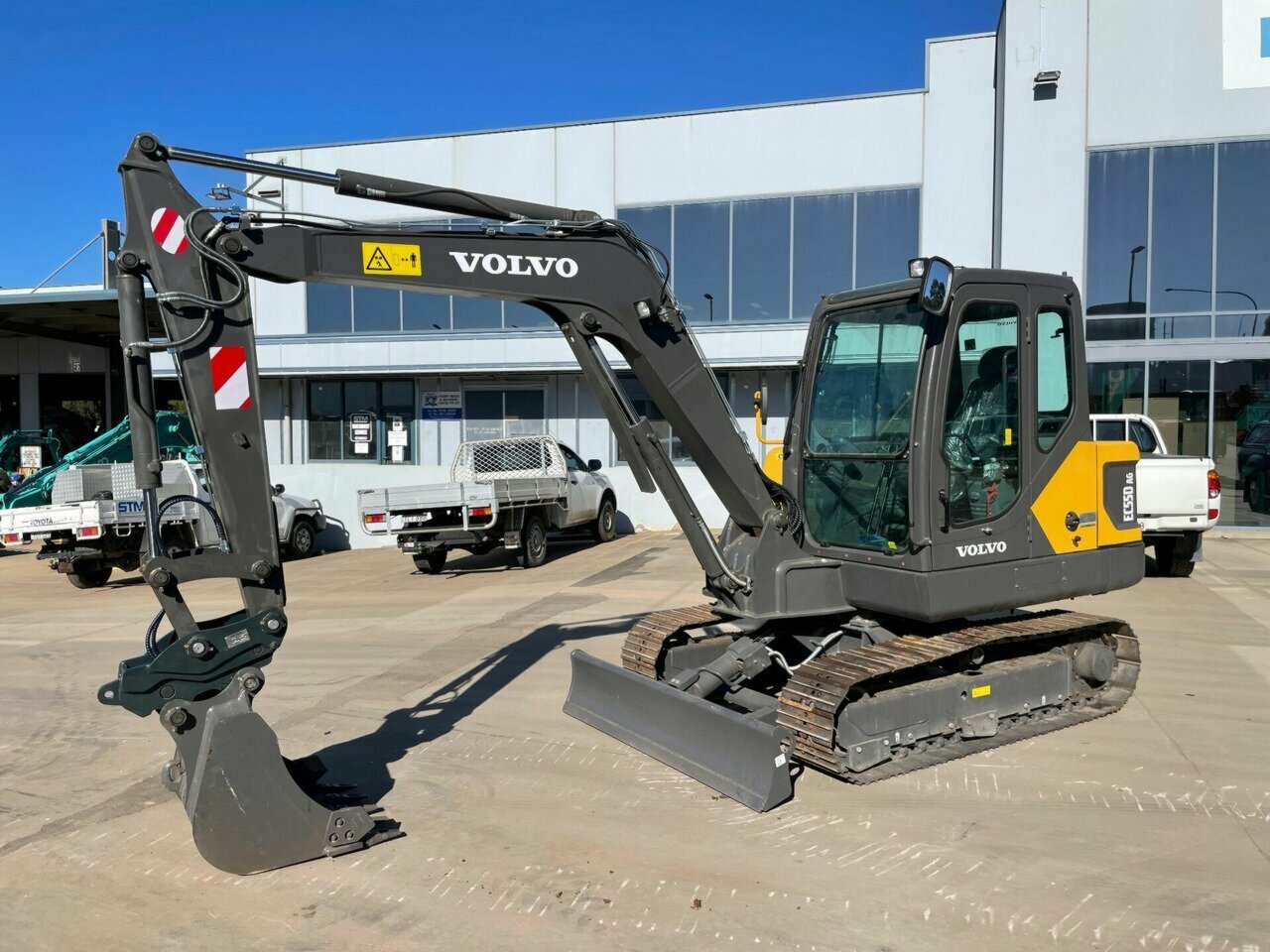 2020 VOLVO EC55D AIRCAB 1D TRACK MOUNTED EXCAVATOR