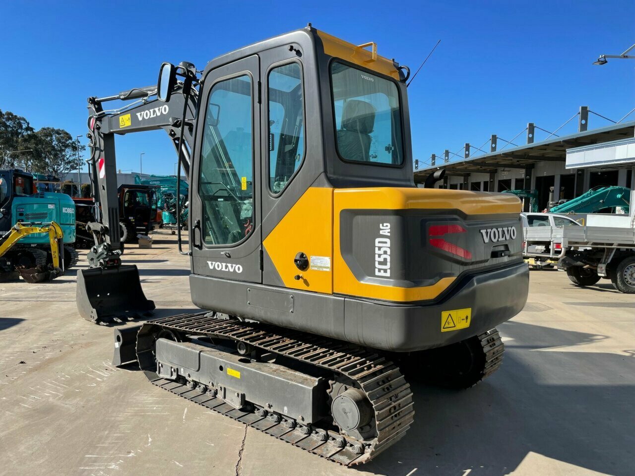 2020 VOLVO EC55D AIRCAB 1D TRACK MOUNTED EXCAVATOR