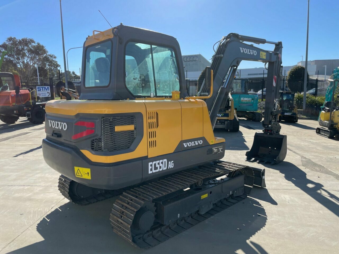 2020 VOLVO EC55D AIRCAB 1D TRACK MOUNTED EXCAVATOR