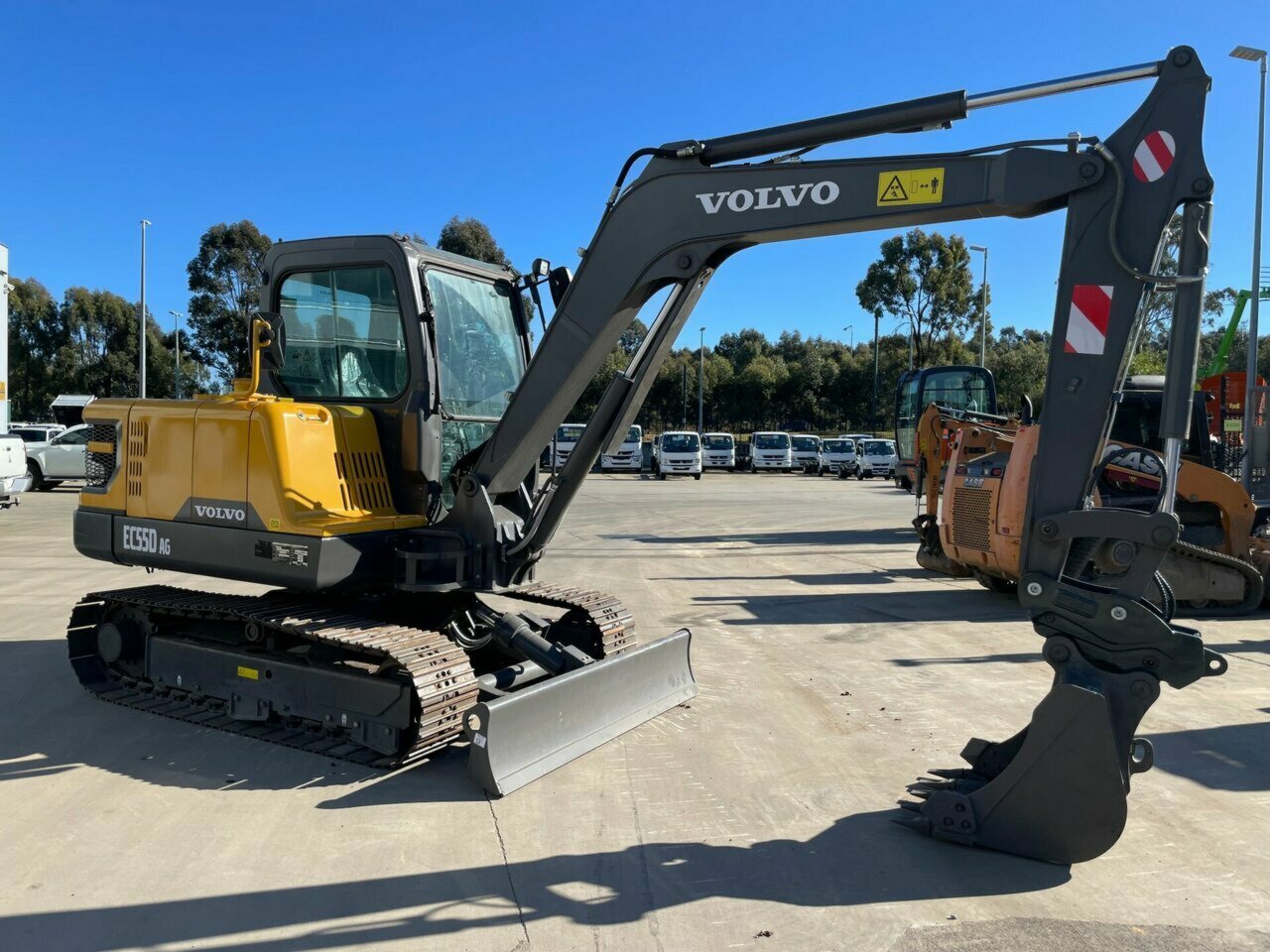 2020 VOLVO EC55D AIRCAB 1D TRACK MOUNTED EXCAVATOR