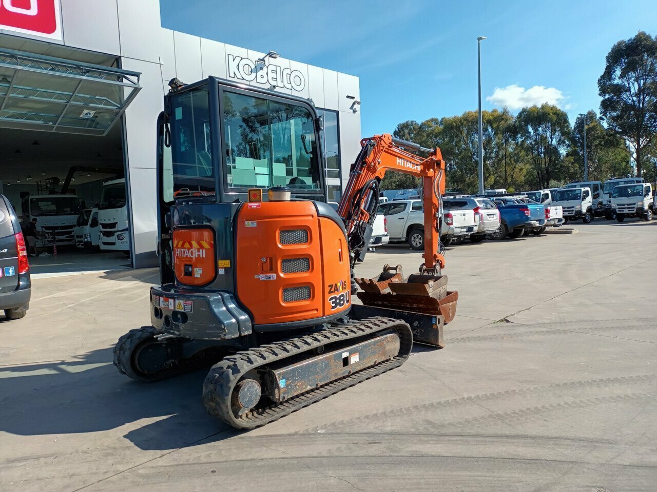 2021 HITACHI ZX38U-5A AIRCAB EXCAVATOR