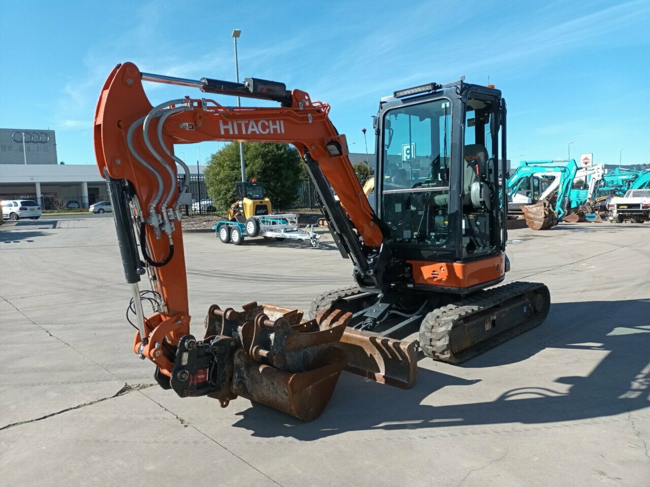 2021 HITACHI ZX38U-5A AIRCAB EXCAVATOR