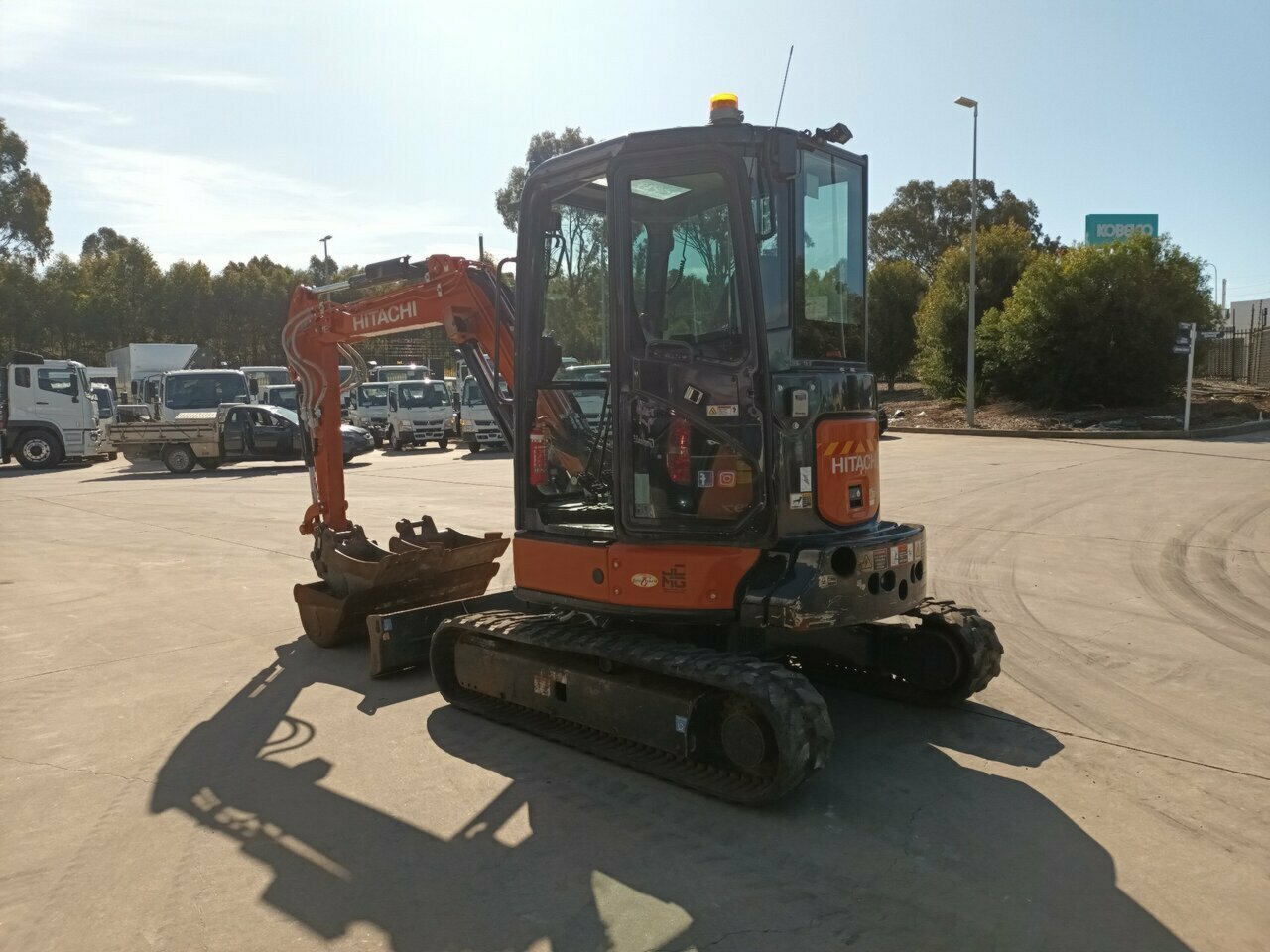 2021 HITACHI ZX38U-5A AIRCAB EXCAVATOR