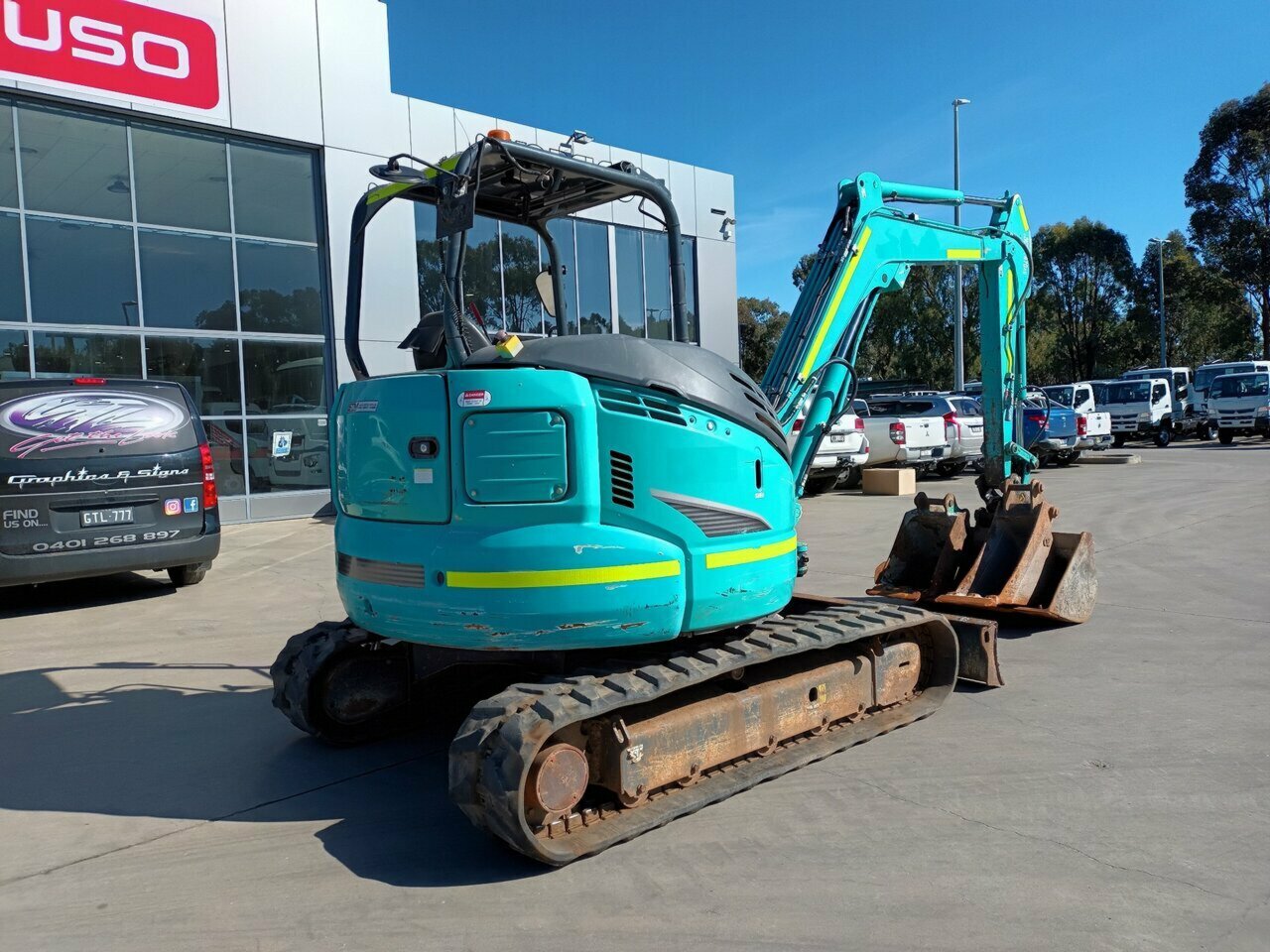 2017 KOBELCO SK45SRX-6 CANOPY EXCAVATOR