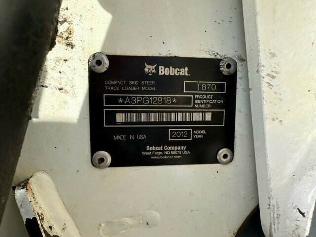 2012 BOBCAT SKID STEER