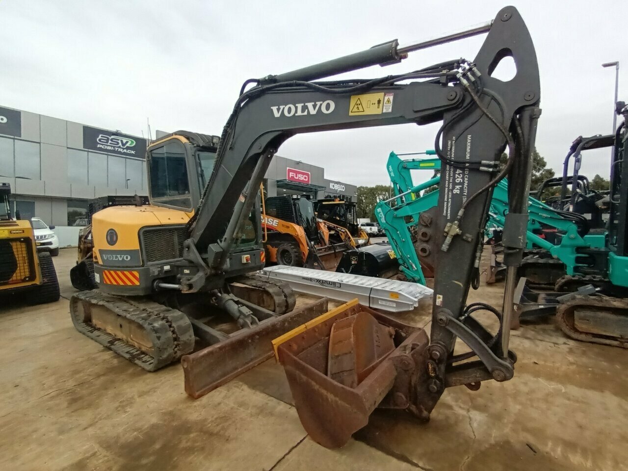 2016 VOLVO ECR58D ECR EXCAVATOR