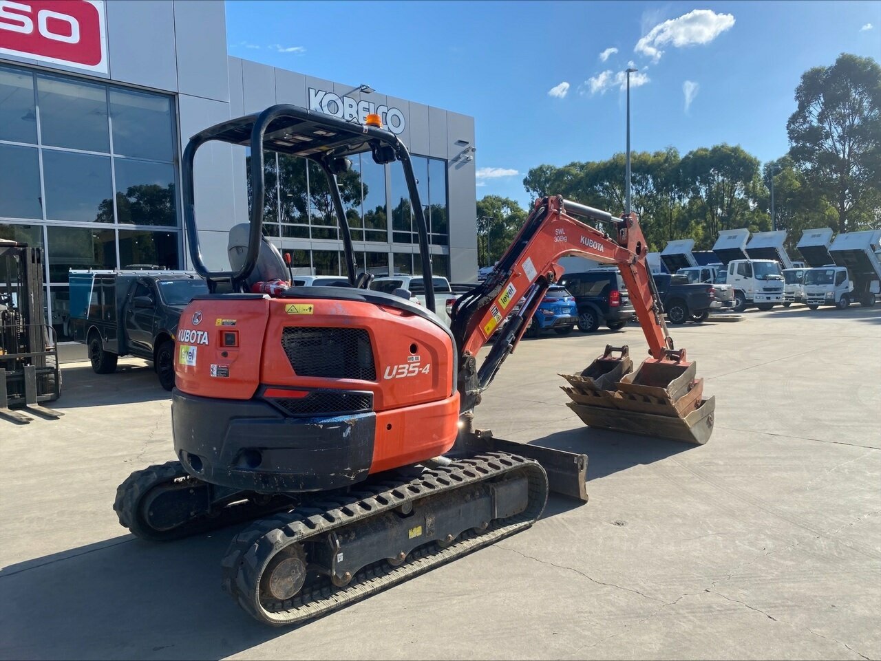 2000 KUBOTA U35-4 CANOPY EXCAVATOR