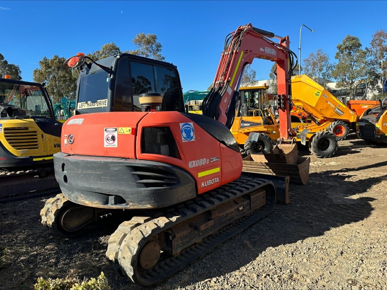 2000 KUBOTA KX080-3SGLA -3 EXCAVATOR