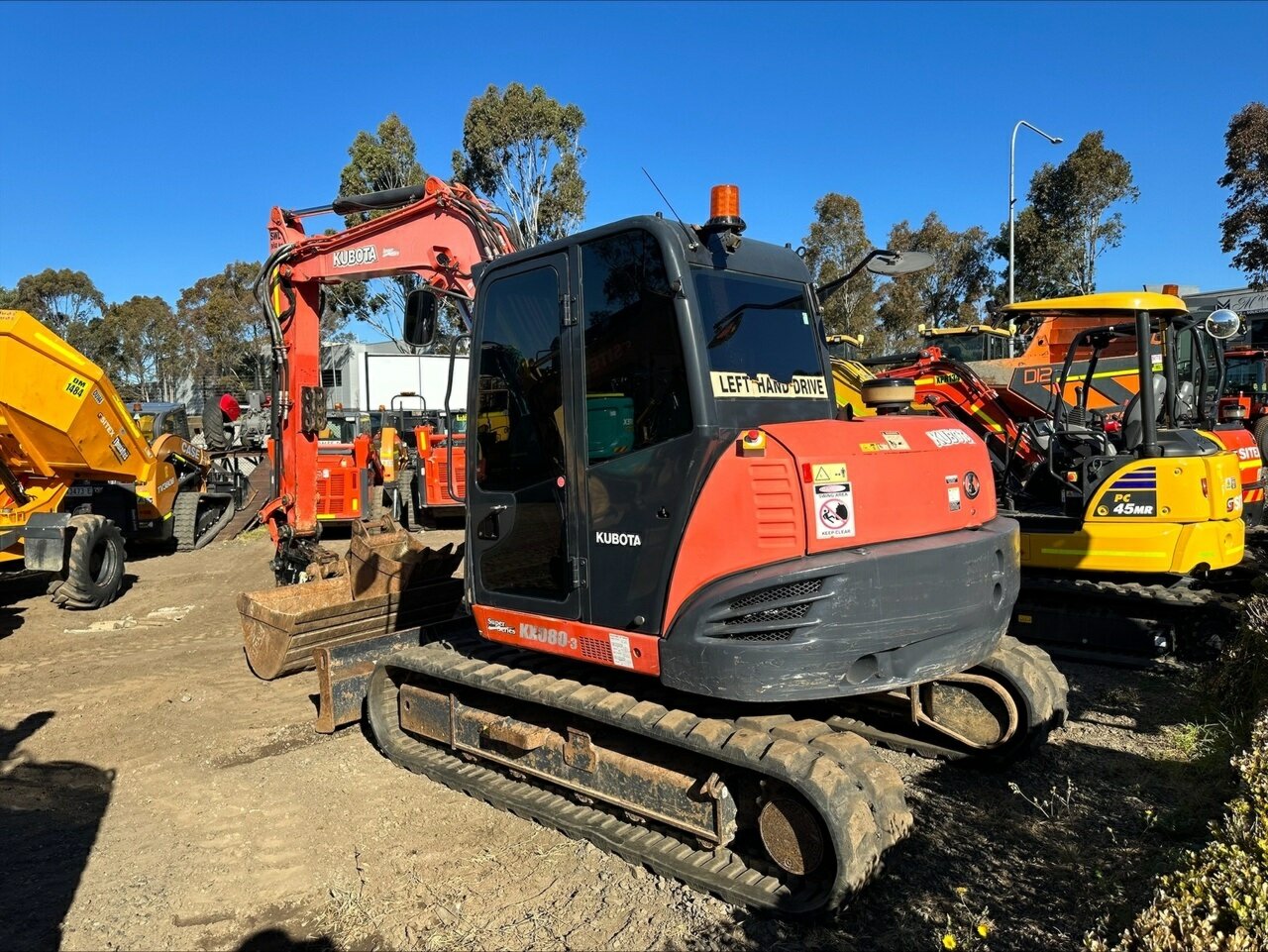 2000 KUBOTA KX080-3SGLA -3 EXCAVATOR