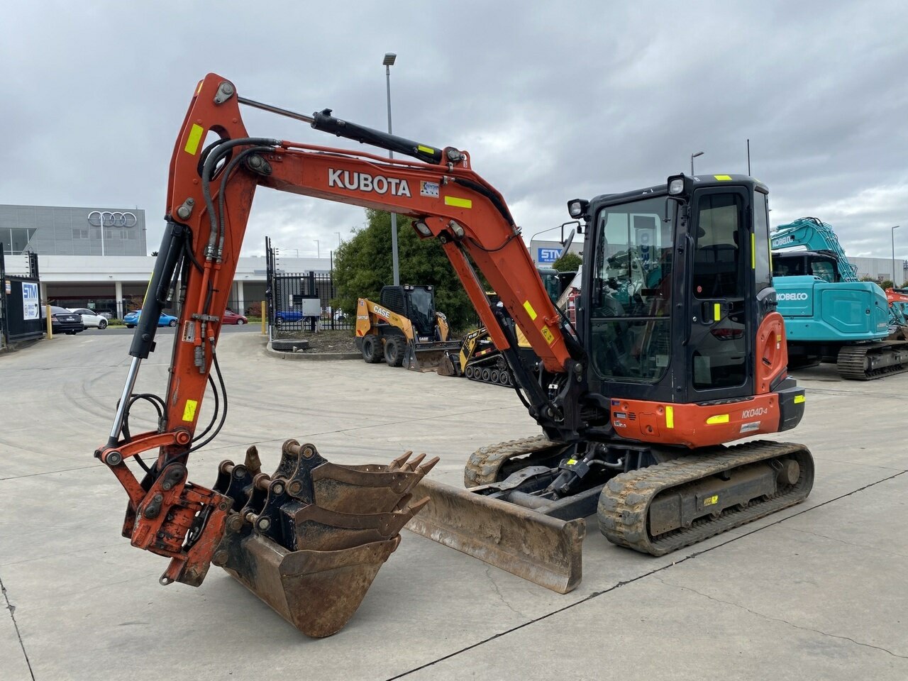 2019 KUBOTA KX040-4 AIRCAB EXCAVATOR