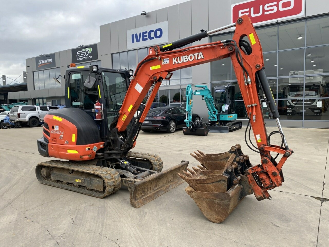 2019 KUBOTA KX040-4 AIRCAB EXCAVATOR