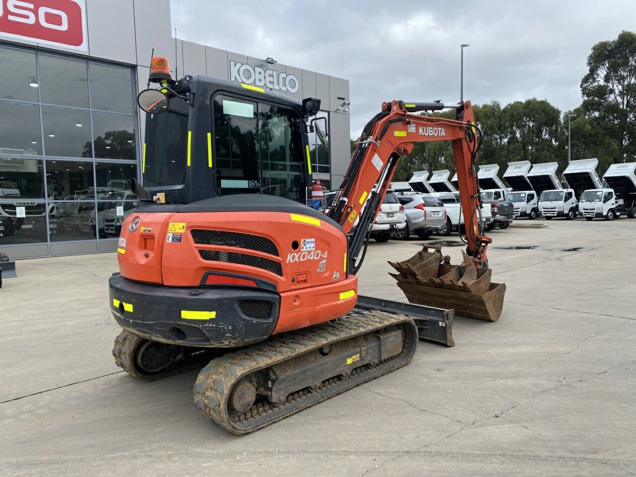 2019 KUBOTA KX040-4 AIRCAB EXCAVATOR