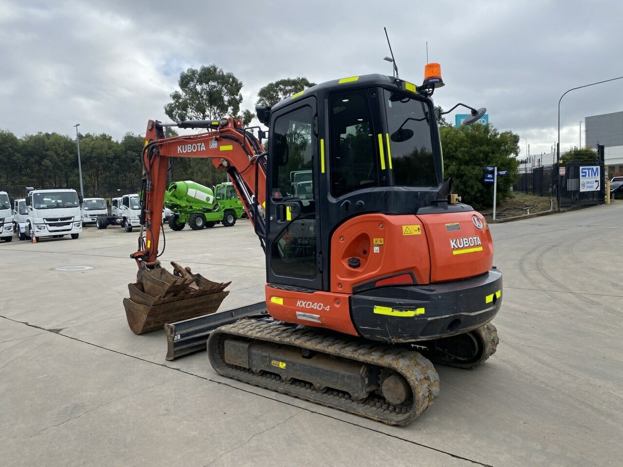 2019 KUBOTA KX040-4 AIRCAB EXCAVATOR