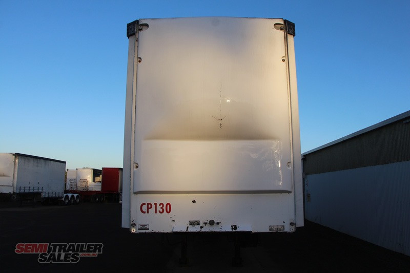 1997 VAWDREY SEMI DROP DECK CURTAINSIDER TRAILER