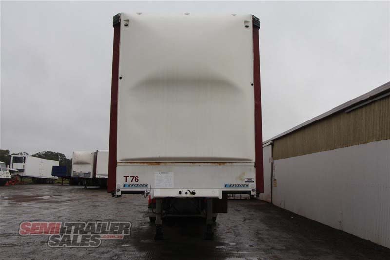 2002 KRUEGER B/D LEAD/MID 12 PALLET CURTAINSIDER TRAILER - (RENTAL)