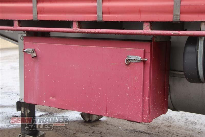 2002 KRUEGER B/D LEAD/MID 12 PALLET CURTAINSIDER TRAILER - (RENTAL)