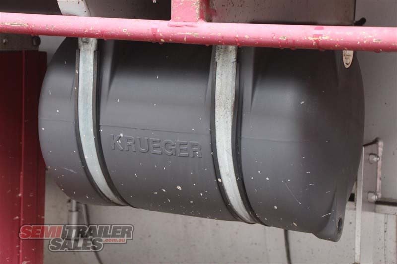 2002 KRUEGER B/D LEAD/MID 12 PALLET CURTAINSIDER TRAILER - (RENTAL)