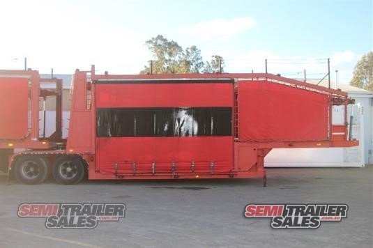 2011 CUSTOM CAR CARRIER TRAILER B/D COMBINATION 10 CAR CARRIER B DOUBLE SET