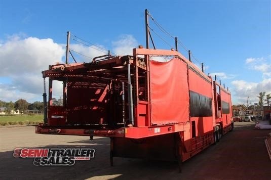 2011 CUSTOM CAR CARRIER TRAILER B/D COMBINATION 10 CAR CARRIER B DOUBLE SET