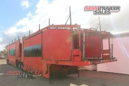 2011 CUSTOM CAR CARRIER TRAILER B/D COMBINATION 10 CAR CARRIER B DOUBLE SET