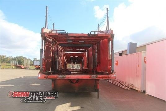 2011 CUSTOM CAR CARRIER TRAILER B/D COMBINATION 10 CAR CARRIER B DOUBLE SET