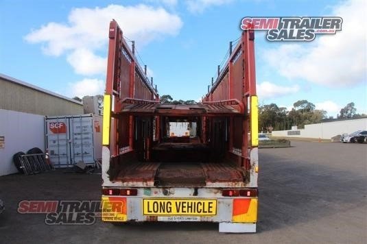 2011 CUSTOM CAR CARRIER TRAILER B/D COMBINATION 10 CAR CARRIER B DOUBLE SET
