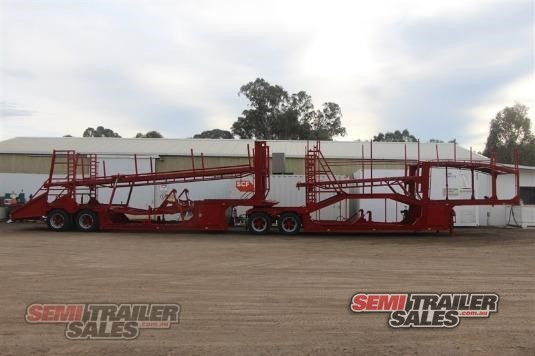 2013 CUSTOM 10 CAR CARRIER B DOUBLE SET TRAILER