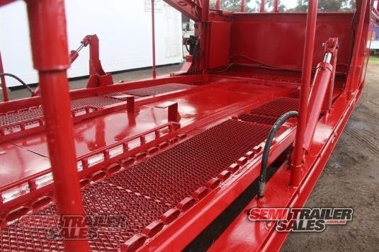 2013 CUSTOM 10 CAR CARRIER B DOUBLE SET TRAILER
