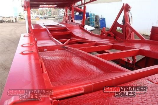 2013 CUSTOM 10 CAR CARRIER B DOUBLE SET TRAILER