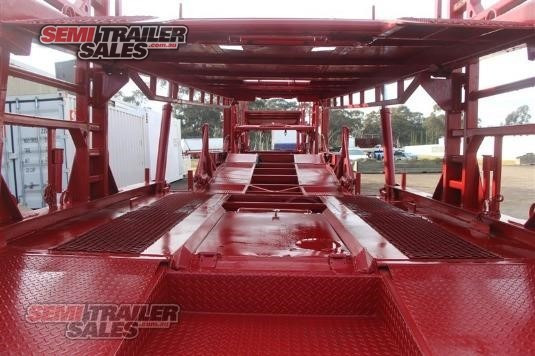 2013 CUSTOM 10 CAR CARRIER B DOUBLE SET TRAILER