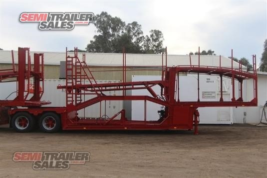 2013 CUSTOM 10 CAR CARRIER B DOUBLE SET TRAILER