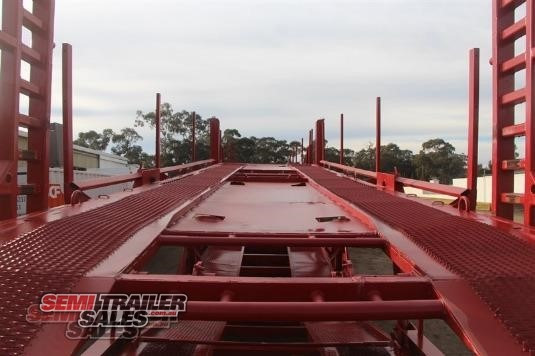 2013 CUSTOM 10 CAR CARRIER B DOUBLE SET TRAILER