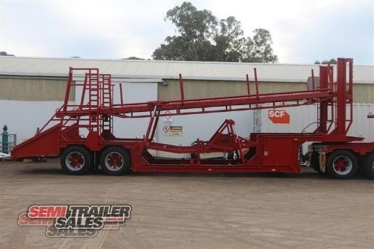 2013 CUSTOM 10 CAR CARRIER B DOUBLE SET TRAILER