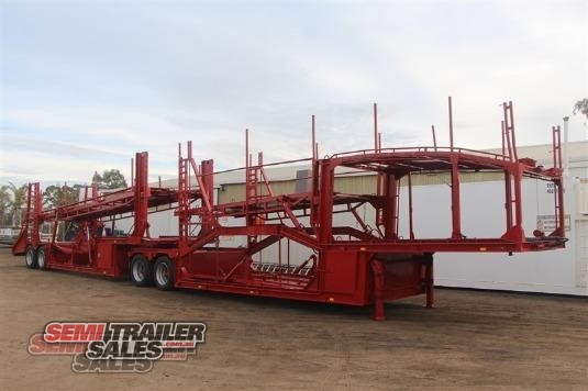 2013 CUSTOM 10 CAR CARRIER B DOUBLE SET TRAILER