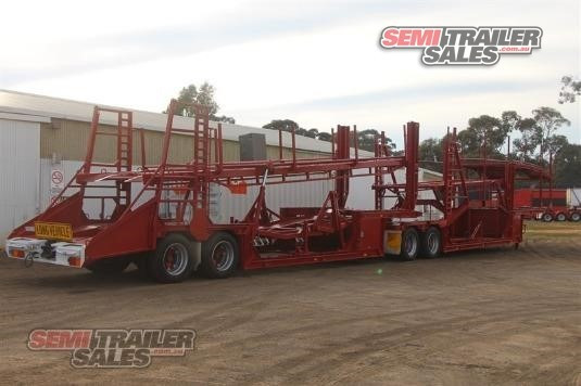 2013 CUSTOM 10 CAR CARRIER B DOUBLE SET TRAILER